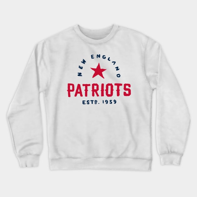 New England Patrioooots 06 Crewneck Sweatshirt by Very Simple Graph